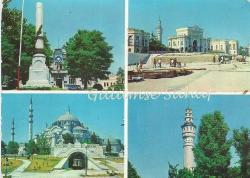 İstanbul - Fatih Parkı, Hürriyet Meydanı, Süleymaniye Cami, Beyazıt Kulesi / Emniyet Basımevi