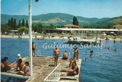 LOT.93 » Erdek - M.K.E. Kampı Plajı / Keskin Color / Postadan Geçmiş, Pullu ve Damgalı
