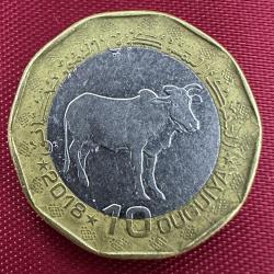 Moritanya 10 Ouguiya 2018. Mauritanya. Tedavül.