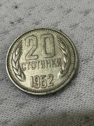 1962 Bulgaristan 20 stotinki ÇT