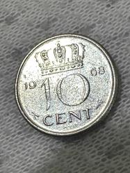 LOT.14 » 1962 Hollanda 10 cent ÇT