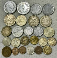 LOT.2 » TC Cumhuriyet Dönemine ait 25 adet karışık madeni paralar ÇÇT/ÇT