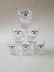 Jack daniles 6 li shot bardağı