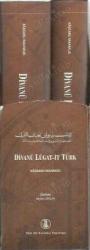 Divanü Lûgat-it Türk / 2 Cilt 4 Kitap TAKIM - Şömizli-Ciltli-Kutusunda