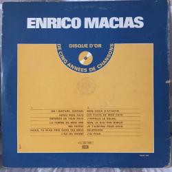 Enrico Macias - Disque D'Or De 5 Années De Chansons / Turkey 1977 / LP / *Pop*