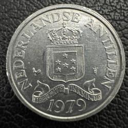 Hollanda Antilleri 2,5 Cent 1979. Tedavül. Çil.