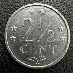 Hollanda Antilleri 2,5 Cent 1979. Tedavül. Çil.