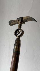 PİRİNÇ METERYAL MASİF CEVİZ BASTON