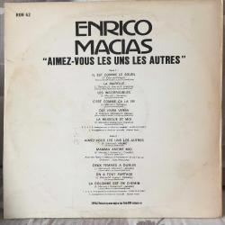 Enrico Macias - Aimez Vous Les Uns Les Autres / Turkey 1978 / LP / *Pop*
