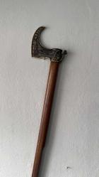 KARTAL BAŞLIKLI MASİF BASTON BRONZ