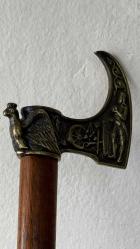 KARTAL BAŞLIKLI MASİF BASTON BRONZ