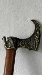 KARTAL BAŞLIKLI MASİF BASTON BRONZ