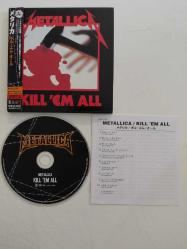Metallica – Kill 'Em All – 2006 Japonya  Basım - CD Albüm /Obili