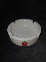 Beyaz Vintage LUX  sigara Küllük opalin