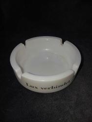 Beyaz Vintage LUX  sigara Küllük opalin