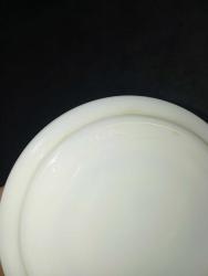 Beyaz Vintage LUX  sigara Küllük opalin