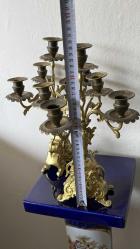 5 KOLU BEONZ ESKİ ANTIKA ŞAMDAN ÇİFT