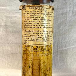 1940’lar ABD Ordusu Kimble Glass Hidrometre / Antifriz Test Seti
