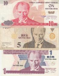 8. EMİSYON 1 - 5 VE 10 YTL / ÇOK ÇOK TEMİZ KONDİSYON