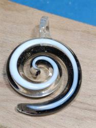 KL1---EL YAPIMI CAM KOLYE UCU