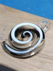 KL1---EL YAPIMI CAM KOLYE UCU