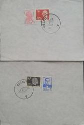 Cumhuriyet 1982 Kelkit damgalı Atatürk Pulları