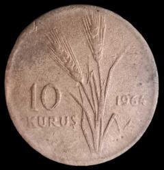1964 10 Kuruş (Açık)