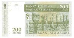 Madagaskar 200 Ariary 2004 ÇİL YKP8124