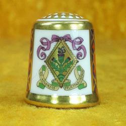 VINTAGE ROYAL CROWN DERBY ENGLISH BONE CHINA 5000 EDITION ALTIN YALDIZ DEKORLU PORSELEN YÜKSÜK