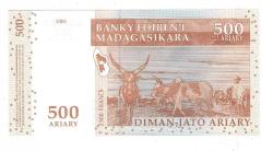 Madagaskar 500 Ariary 2004 ÇİL YKP8135
