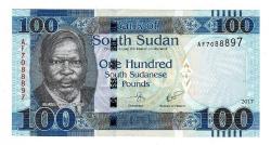 Güney Sudan 100 Pound 2017 ÇİL YKP8141