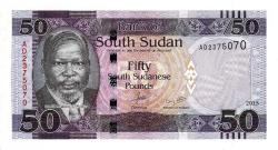 Güney Sudan 50 Pound 2015 ÇİL YKP8142