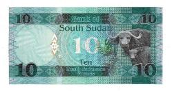 Güney Sudan 10 Pound 2015 ÇİL YKP8144