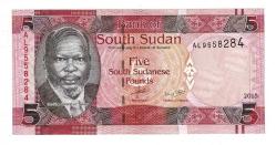 Güney Sudan 5 Pound 2015 ÇİL YKP8145