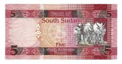 Güney Sudan 5 Pound 2015 ÇİL YKP8145