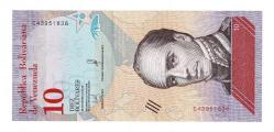 Venezuela 10 Bolivares 2018 ÇİL YKP8151