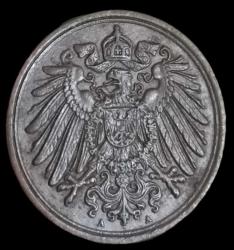 Almanya 1915 A 1 Pfennig