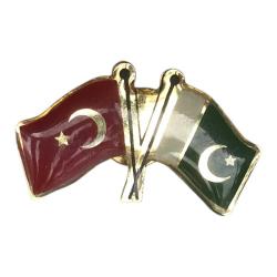 Türkiye & Pakistan - Bayraklı rozet