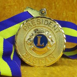 LIONS INTERNATIONAL PRESIDENT BAŞKAN MADALYA