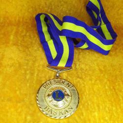 LIONS INTERNATIONAL PRESIDENT BAŞKAN MADALYA