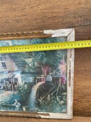 Ahşap Çerçeveli Manzara Tablo