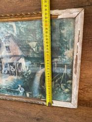 Ahşap Çerçeveli Manzara Tablo