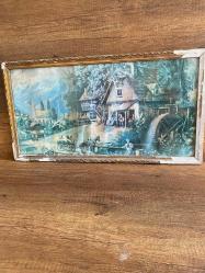 Ahşap Çerçeveli Manzara Tablo