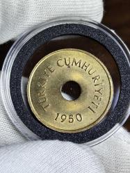 1950 Yılı 2.5 Kuruş Çil