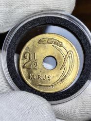 1950 Yılı 2.5 Kuruş Çil