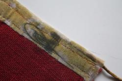 DAĞILAN KOLLEKSİYON  VİNTAGE  NADİR KOLEKSİYONLUK  ASKER BAYRAĞI ARKASI MÜHÜRLÜ