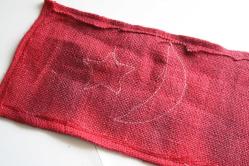 DAĞILAN KOLLEKSİYON  VİNTAGE  NADİR KOLEKSİYONLUK  ASKER BAYRAĞI ARKASI MÜHÜRLÜ