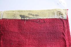 DAĞILAN KOLLEKSİYON  VİNTAGE  NADİR KOLEKSİYONLUK  ASKER BAYRAĞI ARKASI MÜHÜRLÜ