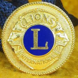VINTAGE LIONS INTERNATIONAL MİNELİ ALTIN YALDIZ KAPLAMA MADALYA BOYUN BAĞI