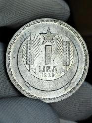 1939 Yılı Gümüş Ata 1 Lira Çil